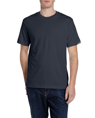 Replay tamnoplava majica kratkih rukava s logotipom u obliku trokuta