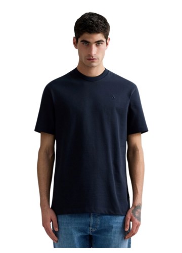 Replay TAMNOPLAVA MAJICA KRATKIH RUKAVA S VEZOM R - 2