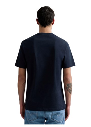 Replay TAMNOPLAVA MAJICA KRATKIH RUKAVA S VEZOM R - 3