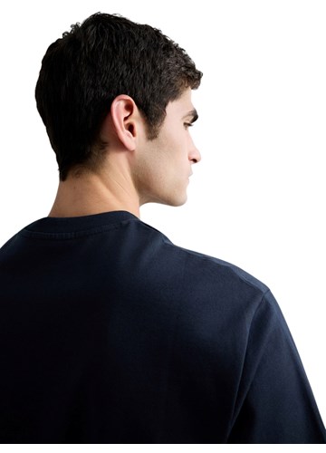 Replay TAMNOPLAVA MAJICA KRATKIH RUKAVA S VEZOM R - 6