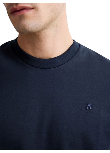 Replay TAMNOPLAVA MAJICA KRATKIH RUKAVA S VEZOM R - 7