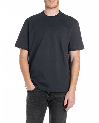 Replay tamnoplava majica s mini replay natpisom