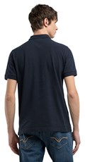 TAMNOPLAVA POLO MAJICA S KONTRASTNIM MINI LOGOTIPOM - 3