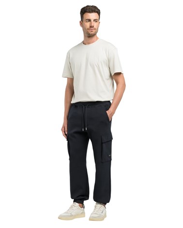 Replay tamnoplave sportske hlače u cargo stilu