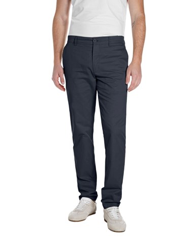 Replay tamnoplave slim fit chino pamučne hlače