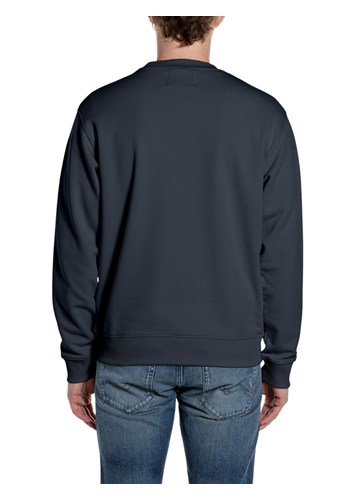 Replay TAMNOPLAVI SWEATSHIRT S NATPISOM REPLAY SINCE 1981 - 2