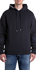 TAMNOPLAVI SWEATSHIRT S PRINTOM NA KAPULJAČI - 1