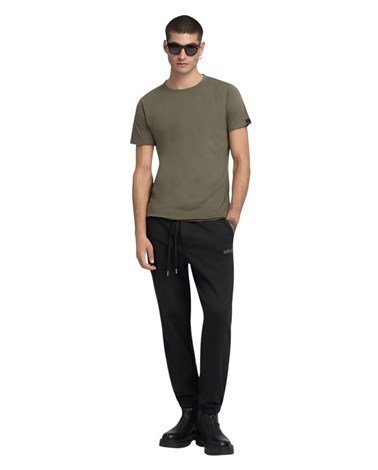 Replay crni terry donji dio trenirke regularnog kroja