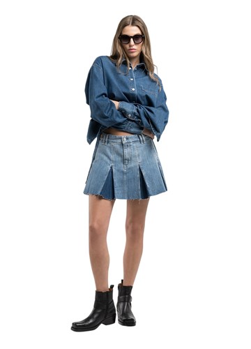 Replay TRAPER MINI SUKNJA S UŠITCIMA - 2