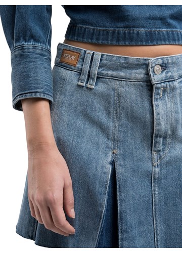 Replay TRAPER MINI SUKNJA S UŠITCIMA - 5