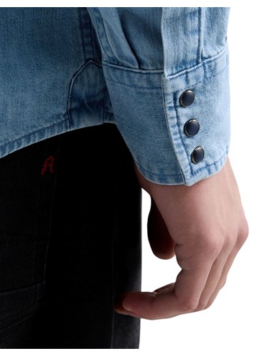 Replay TRAPER KOŠULJA S IZVEZENIM SLOVOM R - 7