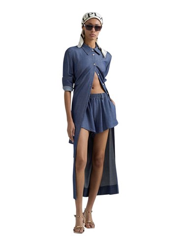 Replay TRAPER KRATKE HLAČE ŠIROKIH NOGAVICA - 1