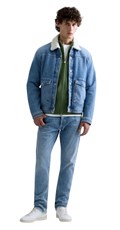 ZELENI ZIP SWEATER S VINTAGE NATPISOM - 1