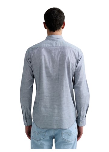 Replay UDOBNA PAMUČNA KOŠULJA S MIKRO UZORKOM - 4