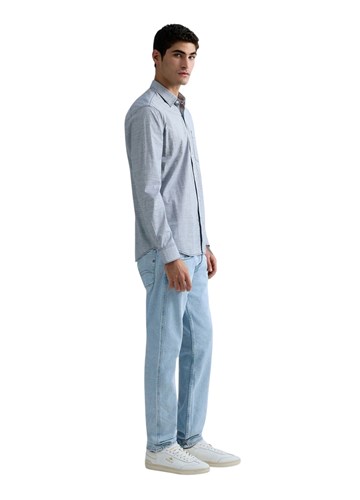 Replay UDOBNA PAMUČNA KOŠULJA S MIKRO UZORKOM - 1