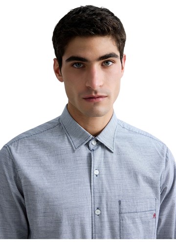 Replay UDOBNA PAMUČNA KOŠULJA S MIKRO UZORKOM - 5