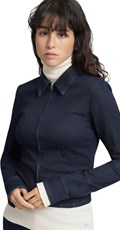 USKA DENIM KOŠULJA SA ZATVARAČEM - 5