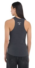 USKI CRNI REBRASTI TOP S PRINTOM - 4