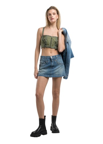 Replay WE ARE REPLAY TOP OD GABARDINA  - 1