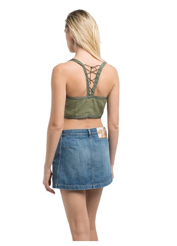 Replay WE ARE REPLAY TOP OD GABARDINA  - 4