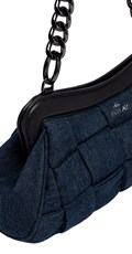 VELIKA PLAVA DENIM TORBA ZA NOŠENJE NA RAMENU - 5