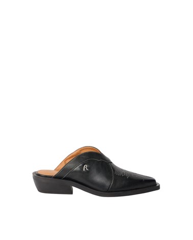 Replay violet tonal kožne natikače