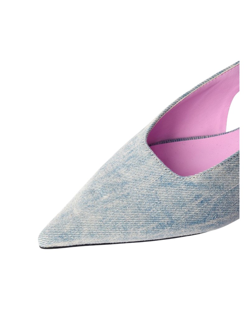 Replay VIVIANE DENIM BALERINKE S OTVORENOM PETOM - 6