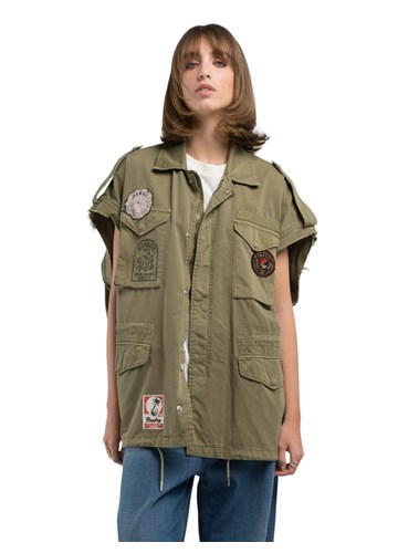 Replay VOJNIČKA KOŠULJA BEZ RUKAVA - 2