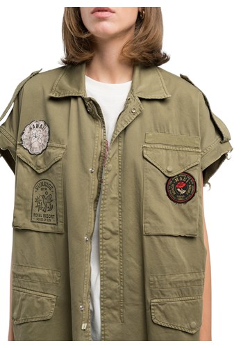 Replay VOJNIČKA KOŠULJA BEZ RUKAVA - 3