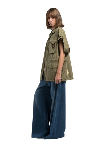 Replay VOJNIČKA KOŠULJA BEZ RUKAVA - 4