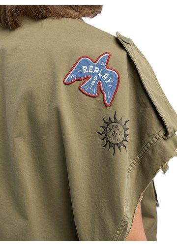 Replay VOJNIČKA KOŠULJA BEZ RUKAVA - 9