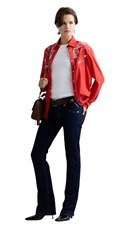 DEMIM BOOTCUT JEANS HLAČE W000E 873 007 - 1