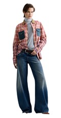 HALLEBEE BARREL-FIT JEANS W000H 800 23B - 1
