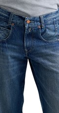 HALLEBEE BARREL-FIT JEANS W000H 800 23B - 5