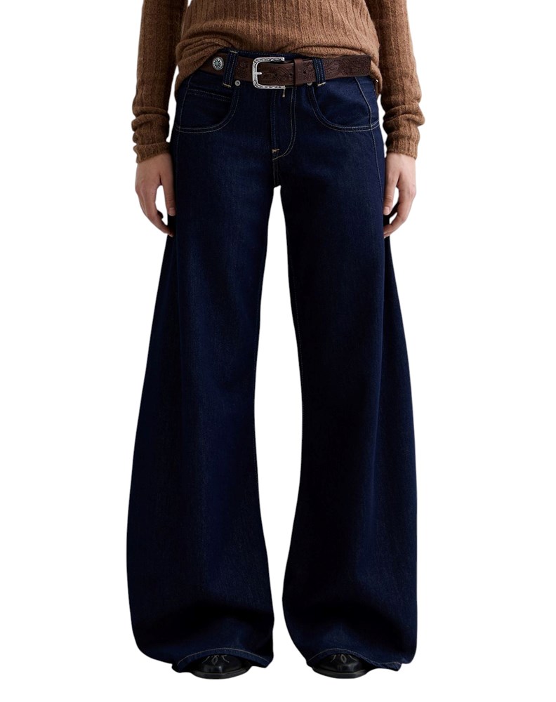 Replay HALLEBEE BARREL-FIT JEANS HLAČE W000H 802 29A - 2