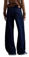 HALLEBEE BARREL-FIT JEANS HLAČE W000H 802 29A - 3