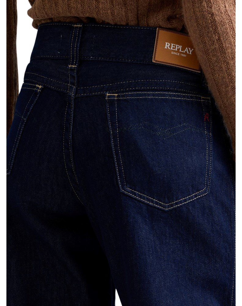 Replay HALLEBEE BARREL-FIT JEANS HLAČE W000H 802 29A - 5