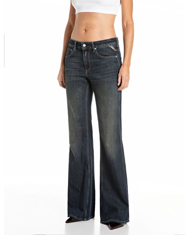 Replay jance flared bootcut jeans hlače w002a 800 281