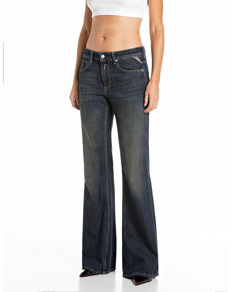 Replay JANCE FLARED BOOTCUT JEANS HLAČE W002A 800 281 - 1