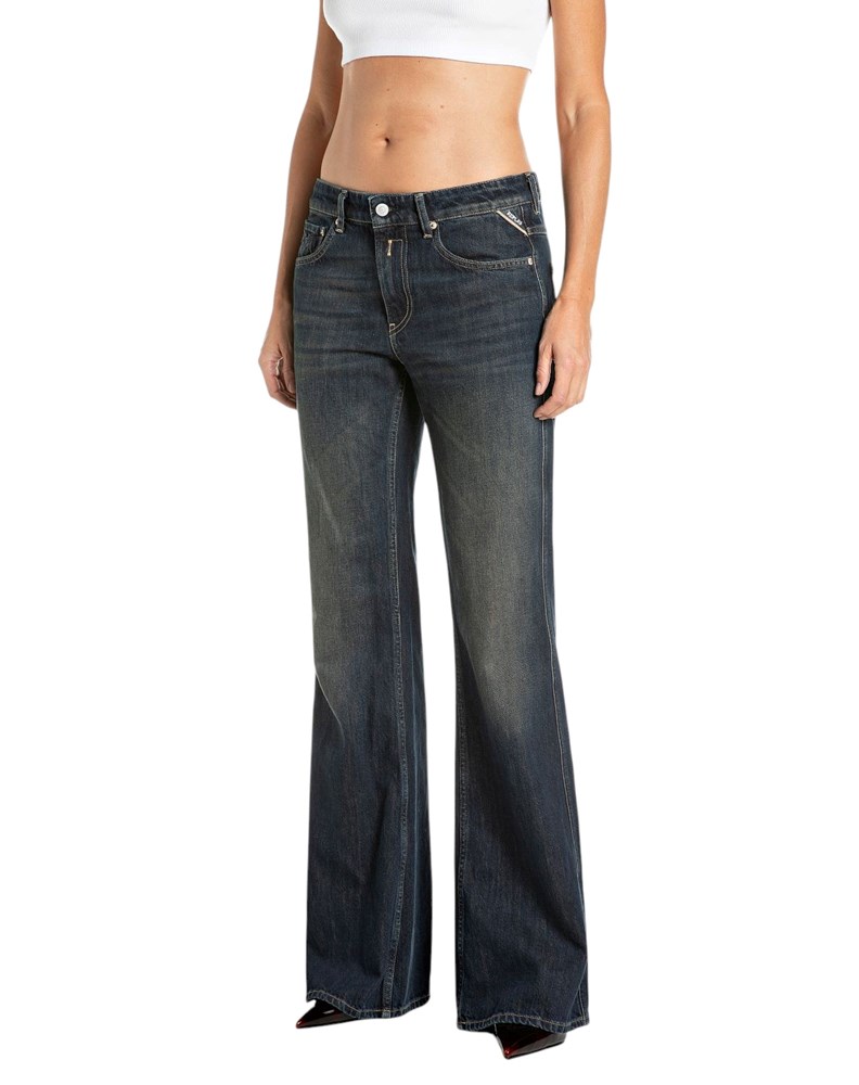 Replay JANCE FLARED BOOTCUT JEANS HLAČE W002A 800 281 - 1