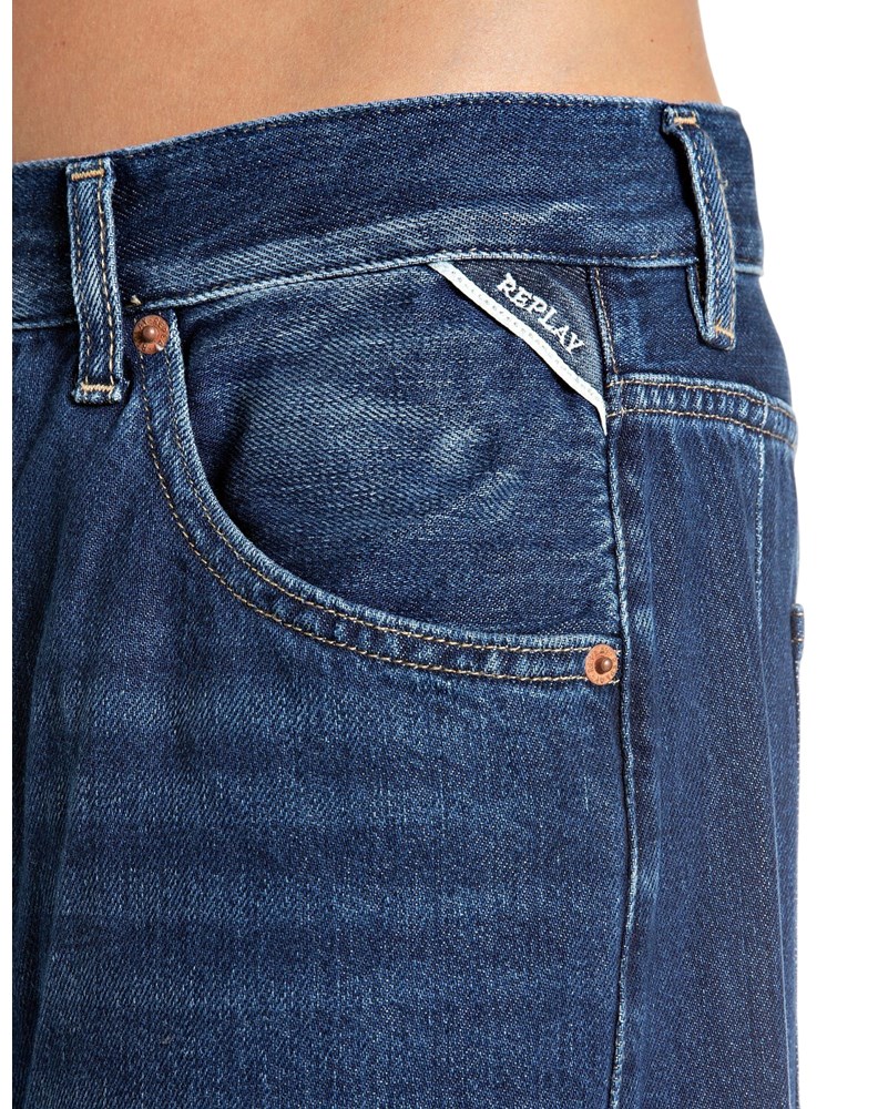Replay NARJA BAGGY FIT JEANS HLAČE W0520 802 243 - 7