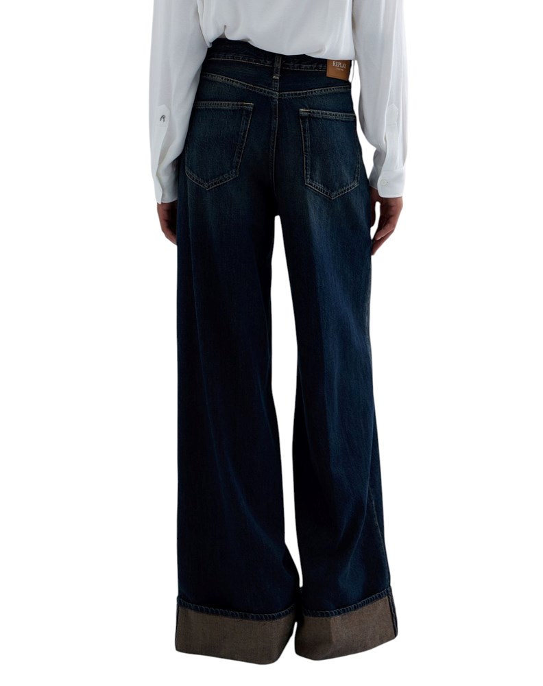 Replay NALAJA WIDE-LEG JEANS HLAČE W0541  800 281 - 3