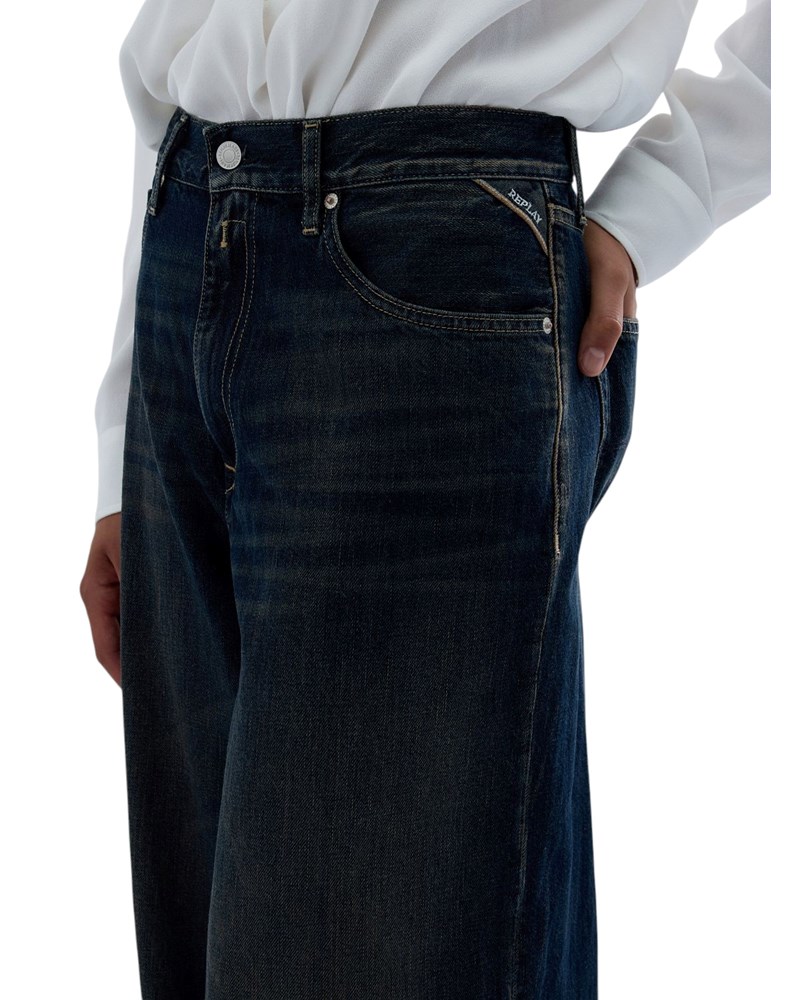 Replay NALAJA WIDE-LEG JEANS HLAČE W0541  800 281 - 5