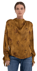 BLUZA OD VISKOZE S CVJETNIM UZORKOM - 6