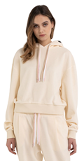 OVERSIZED SWEATSHIRT U BOJI BIJELE KAVE S VIŠEBOJNIM VEZICAMA - 6