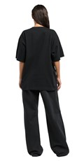 CRNA BOYFIT MAJICA S NATPISOM REPLAY  - 2