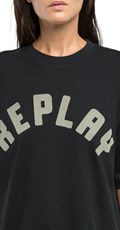 CRNA BOYFIT MAJICA S NATPISOM REPLAY  - 3