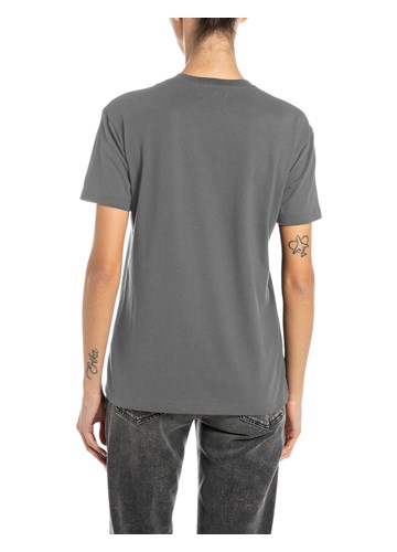 Replay SIVA MAJICA S DŽEPIĆEM I PRINTOM NA PRSIMA - 2