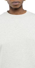 KREM BIJELI CROPPED SWEATSHIRT S POLU-RUKAVIMA - 5