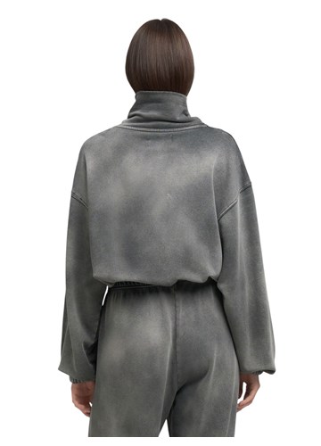 Replay SIVI SWEATSHIRT SA ZIPOM I VISOKIM OVRATNIKOM - 3